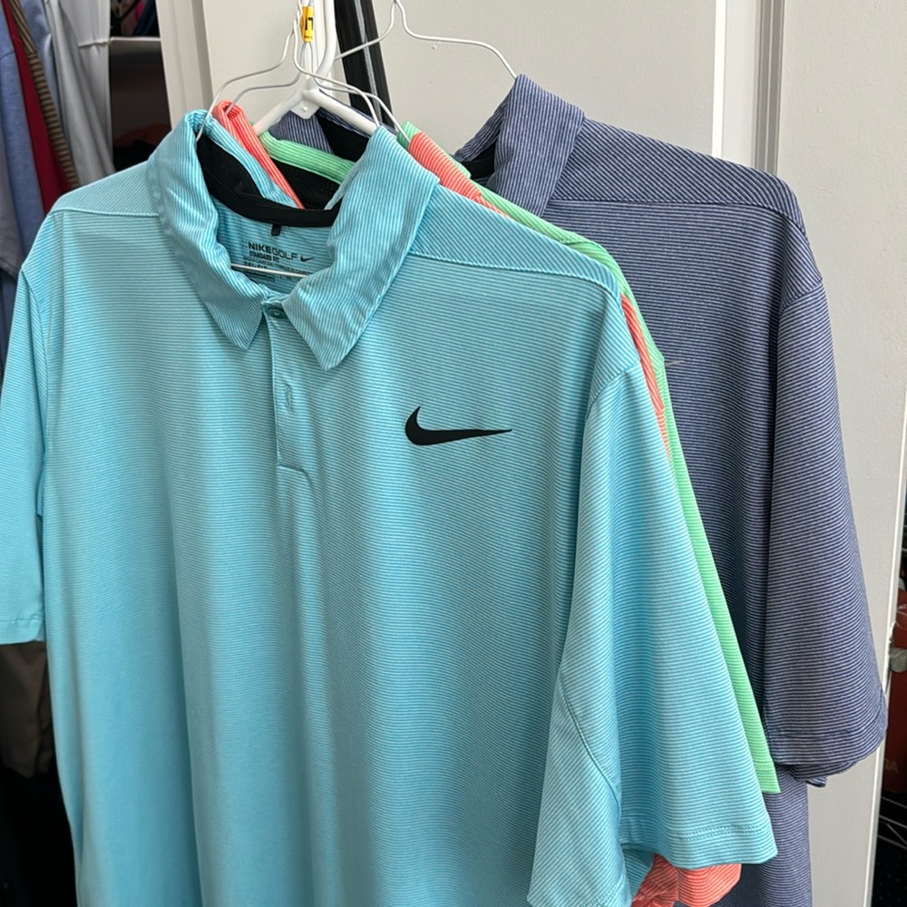 Bundle of 4 Nike Golf polos